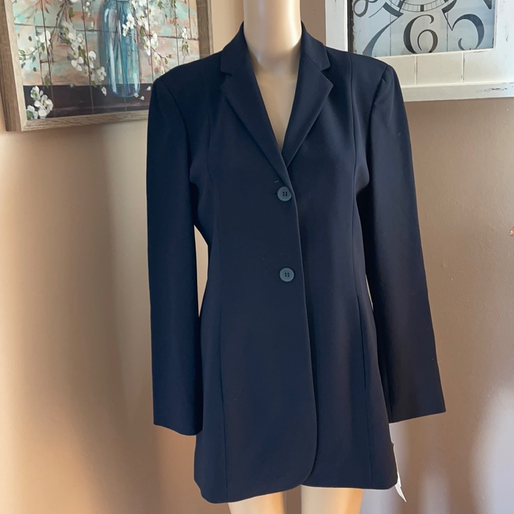 JONES NEW YORK Platinum BLACK BLAZER SUIT JACKET SIZE 4